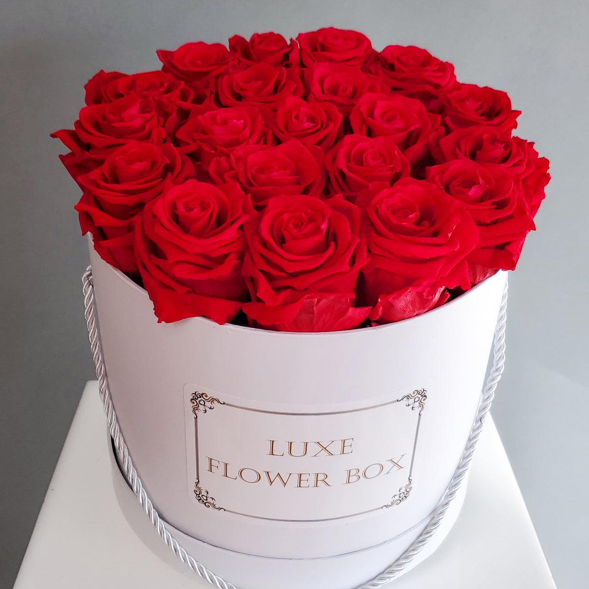 Large "Royal" Box Red Roses