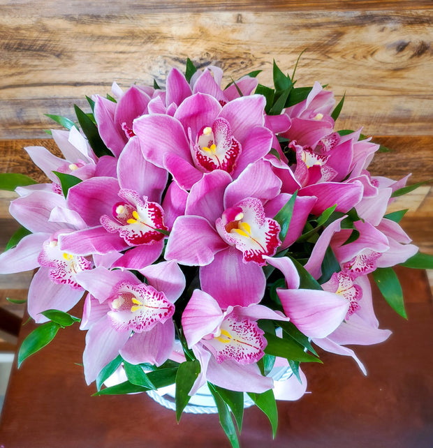 Cymbidium Orchids  in a box