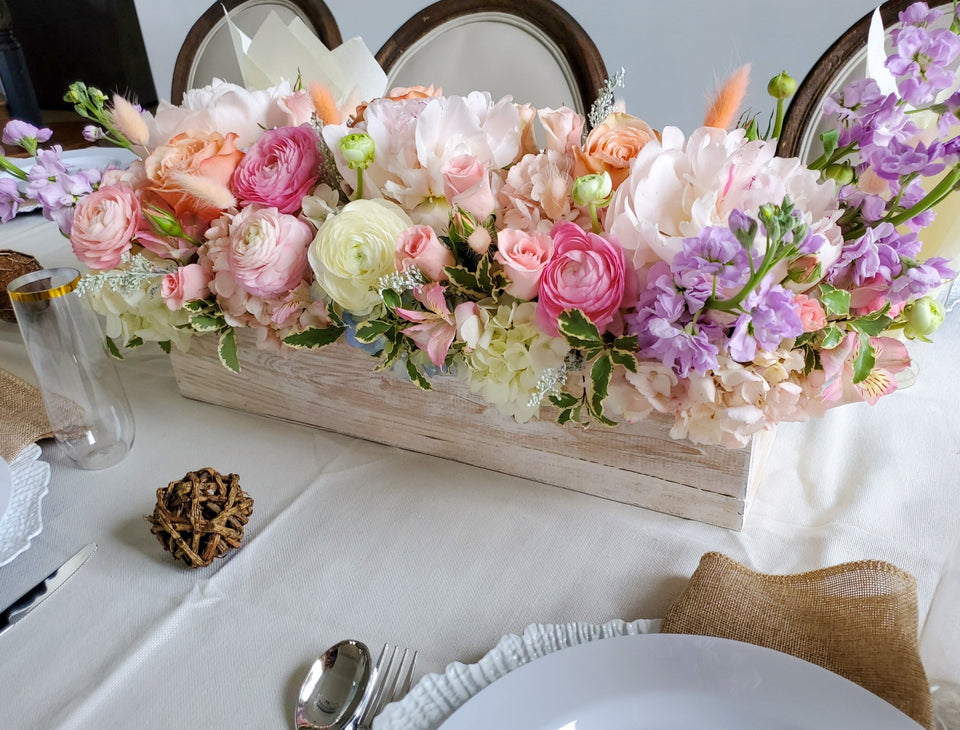 Pastel Harmony centerpiece